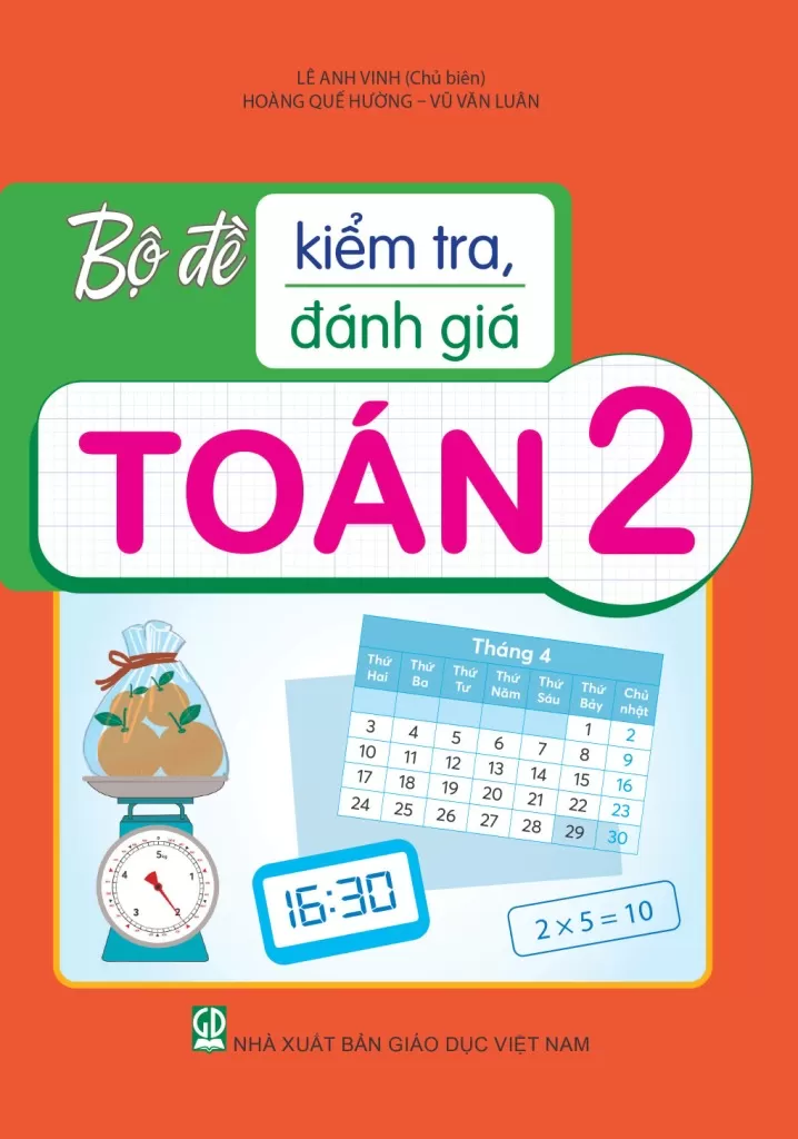 BỘ ĐỀ KIỂM TRA, ĐÁNH GIÁ TOÁN LỚP 2 (Theo chương trình GDPT 2018)